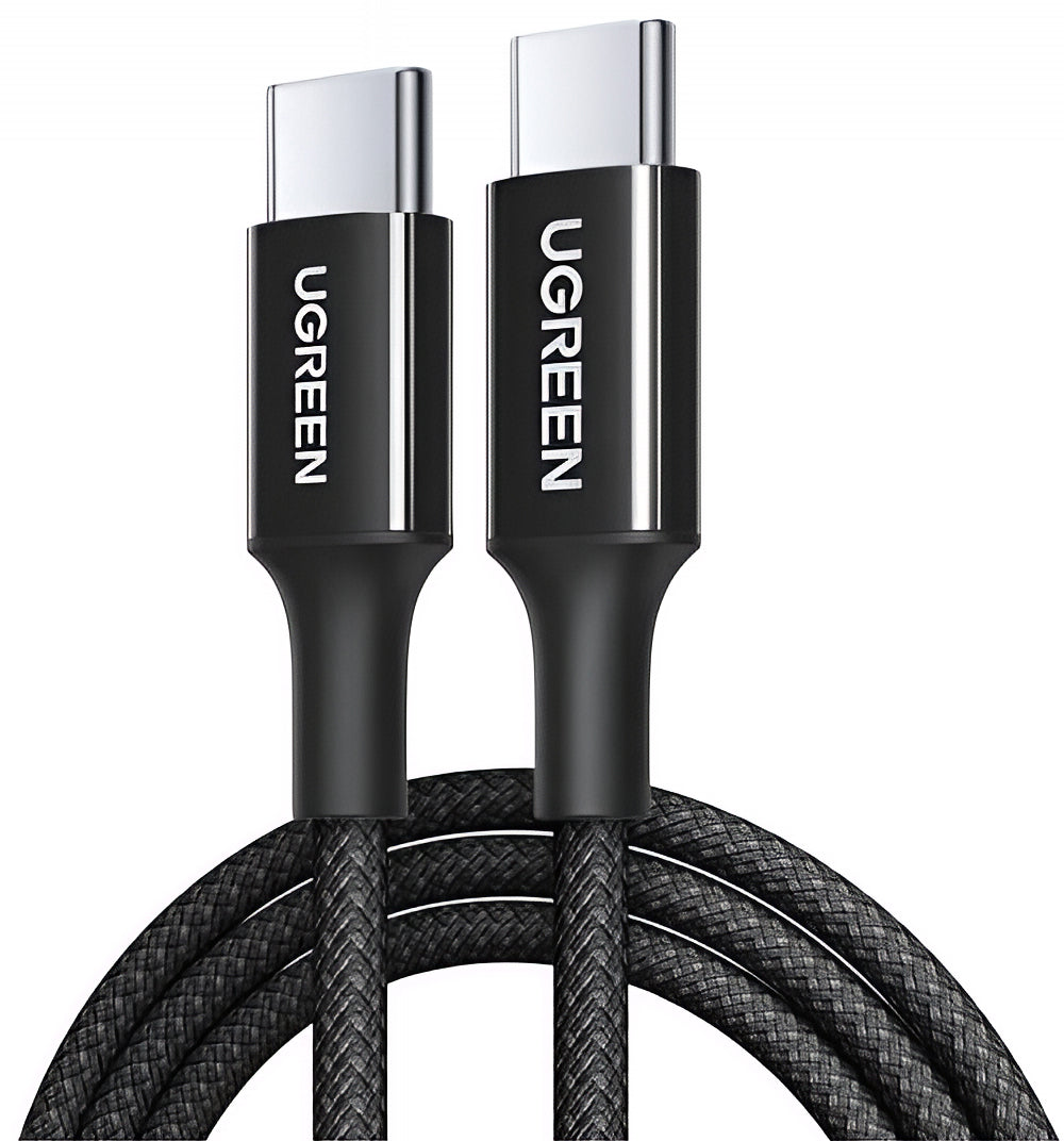 USB-C Data- og ladekabel - USB-C UGREEN L502, 100W, 2m, Svart