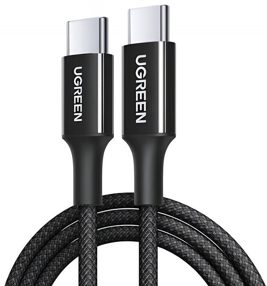 USB-C Data- og ladekabel - USB-C UGREEN L502, 100W, 2m, Svart