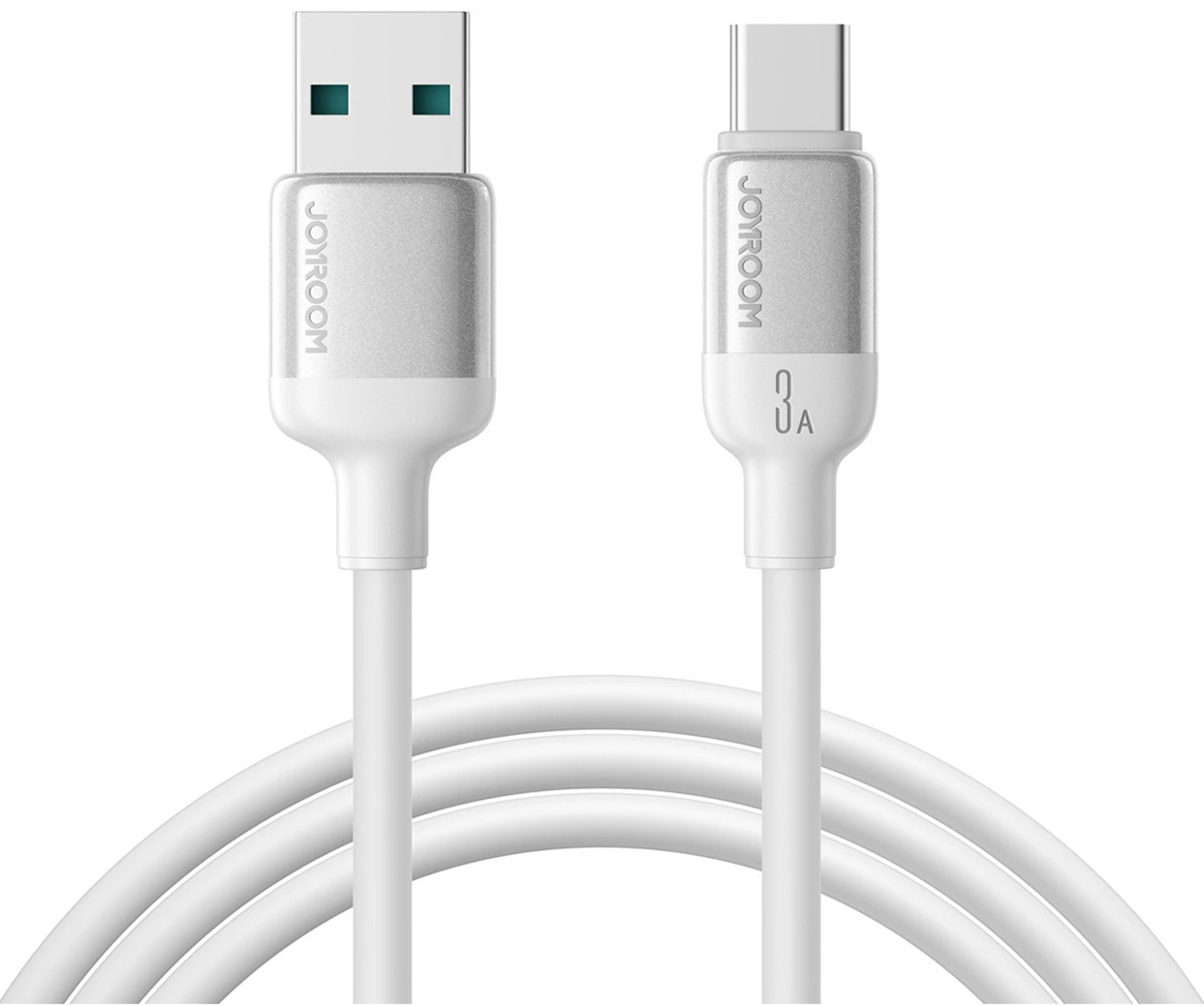 USB-A til USB-C datakabel og ladekabel Joyroom S-A62 Lively, 18W, 1,2m, hvit