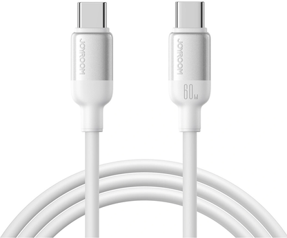 USB-C Data- og ladekabel - USB-C Joyroom S-A62 Lively, 60W, 1,2m, Hvit