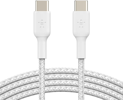 USB-C Data- og ladekabel - USB-C Belkin BoostCharge Pro, 60W, 2m, hvit CAB004bt2MWH