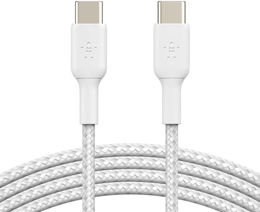USB-C Data- og ladekabel - USB-C Belkin BoostCharge Pro, 60W, 2m, hvit CAB004bt2MWH