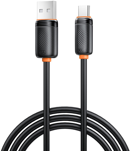 USB-A til USB-C data- og ladekabel XO Design NB302, 18W, 1m, svart