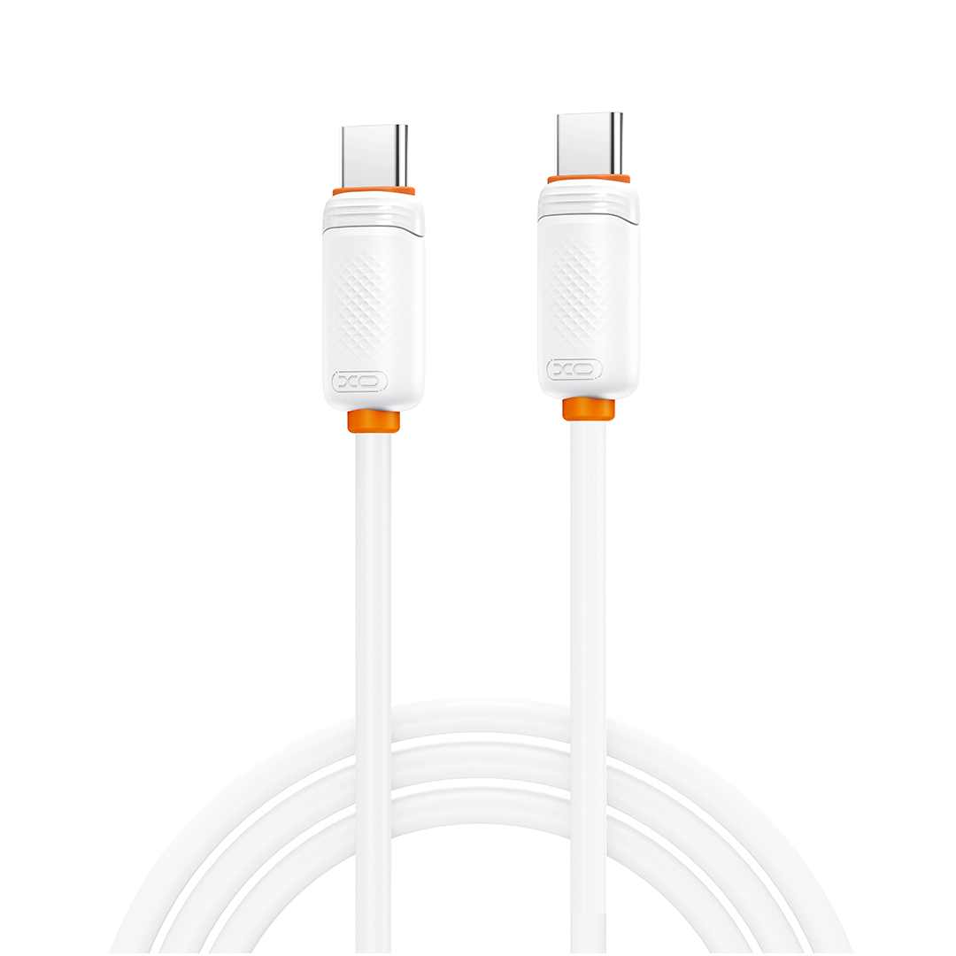 USB-C til USB-C datakabel og ladekabel XO Design NB-Q298, 240W, 1m, hvit