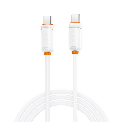 USB-C til USB-C datakabel og ladekabel XO Design NB-Q298, 240W, 1m, hvit