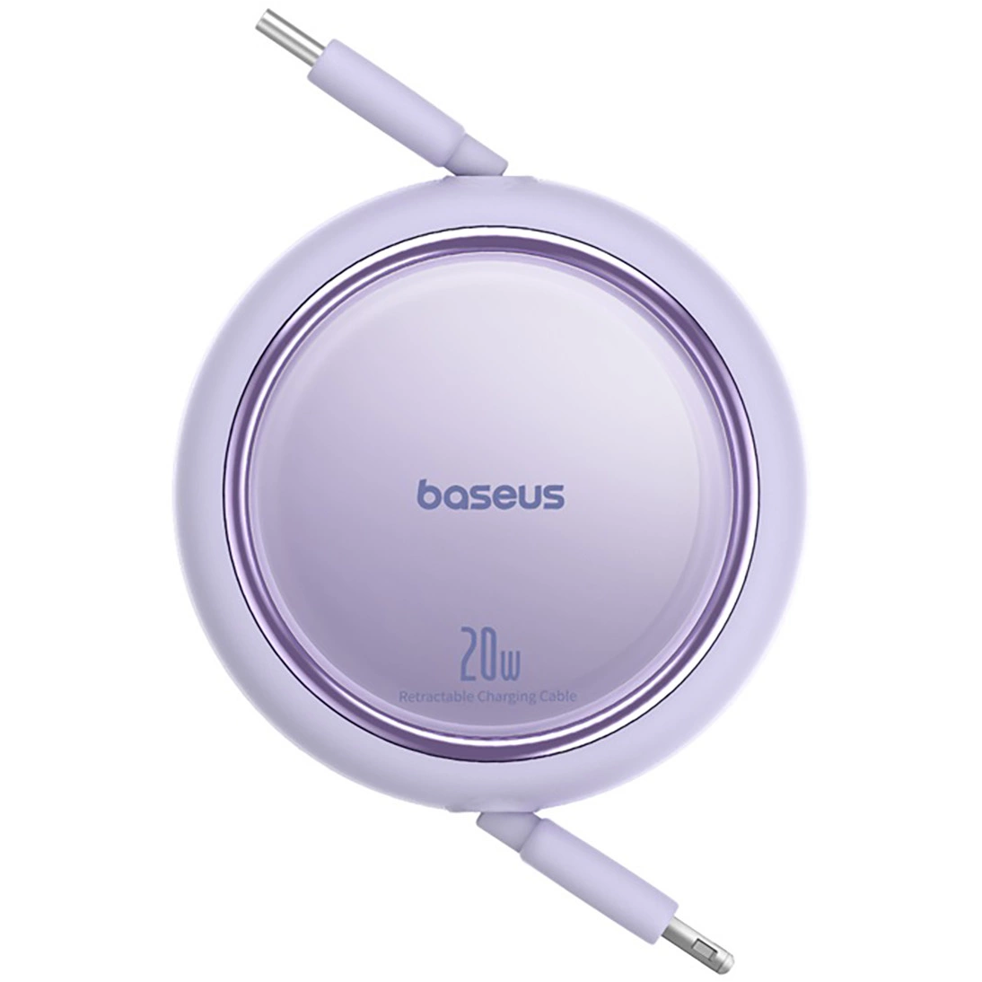 USB-C til Lightning data- og ladekabel Baseus Free2Pull Mini uttrekkbar, 20W, lilla P10364501511-00
