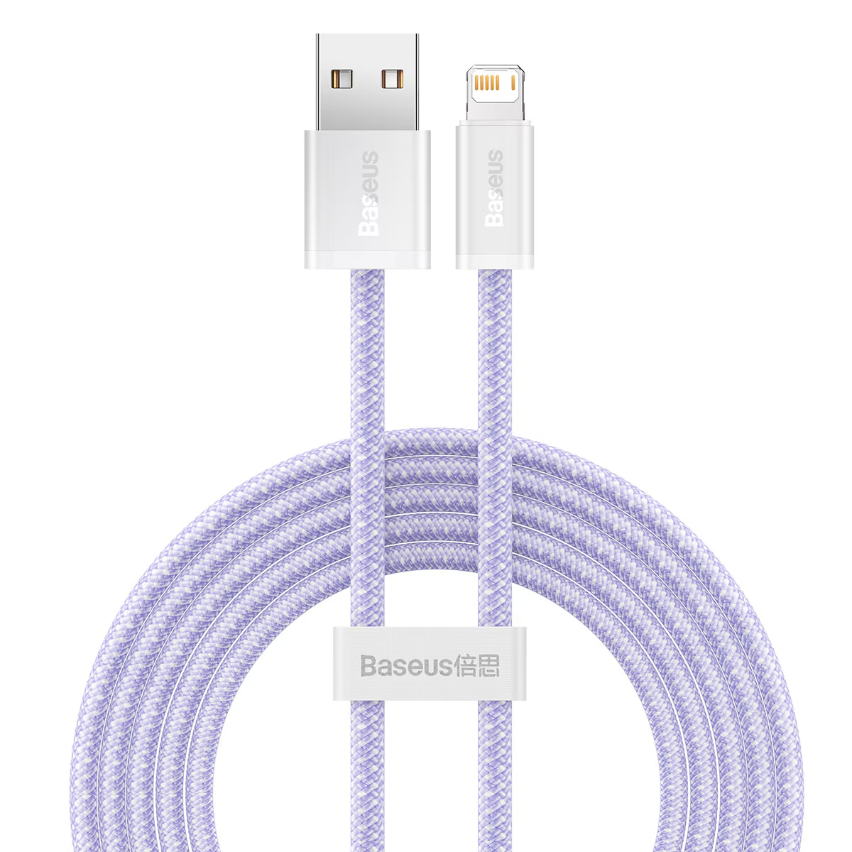USB-A til Lightning data- og ladekabel Baseus Dynamic Series, 18W, 2m, lilla CALD000505