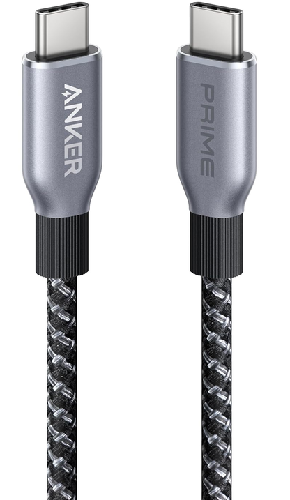 Anker Prime USB-C til USB-C data- og ladekabel, 240 W, 0,9 m, svart A88E2011