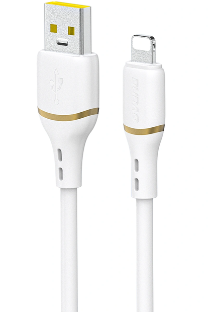 USB-A til Lightning data- og ladekabel Dudao L25L, 30W, 1m, hvit