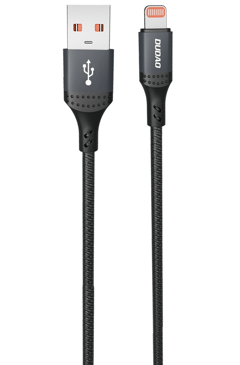 USB-A til Lightning data- og ladekabel Dudao L3SL, 30W, 1,2m, svart