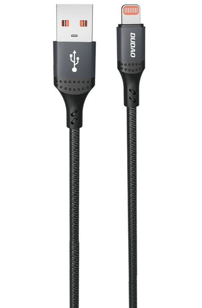 USB-A til Lightning data- og ladekabel Dudao L3SL, 30W, 1,2m, svart