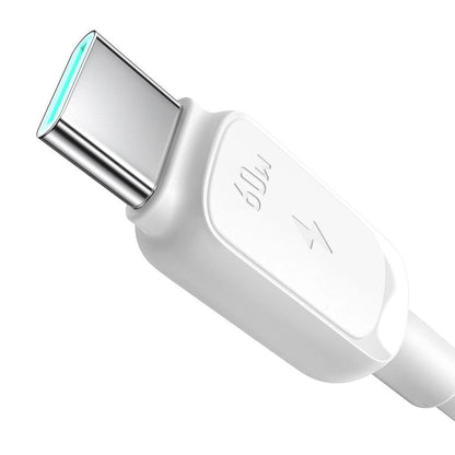USB-C til USB-C data- og ladekabel Joyroom S-A14, 60W, 1.2m, Hvit