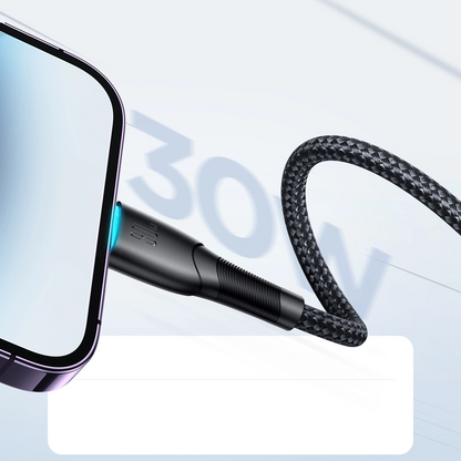 USB-C til Lightning data- og ladekabel Joyroom S-A32, 30W, 1m, Svart