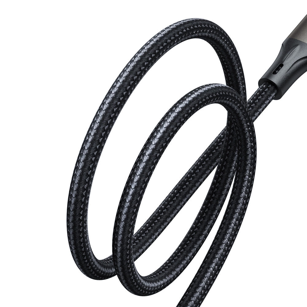 USB-C til USB-C data- og ladekabel Joyroom S-A25 Light-Speed, 100W, 1.2m, Svart