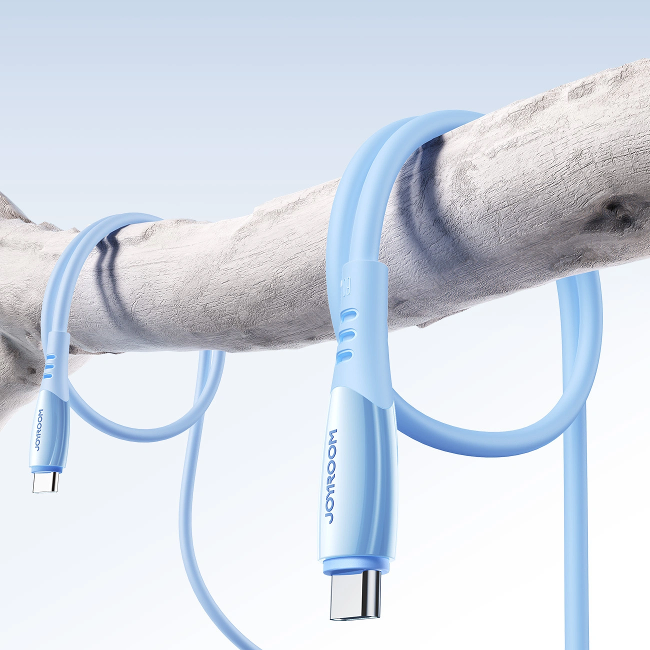 USB-C til USB-C data- og ladekabel Joyroom S-A59 Vibrant, 60W, 1.2m, Blå