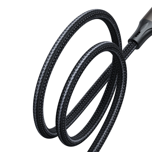 USB-A - USB-C Joyroom S-A25 Light-Speed data- og ladekabel, 100W, 1.2m, Svart