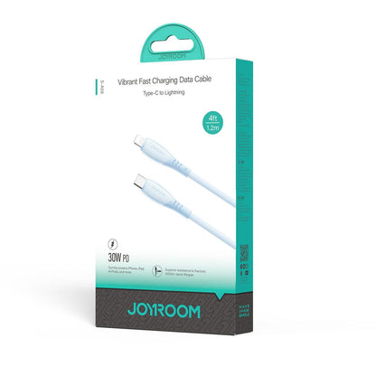USB-C til Lightning-lade- og datakabel Joyroom S-A59 Vibrant, 30W, 1.2m, Blå