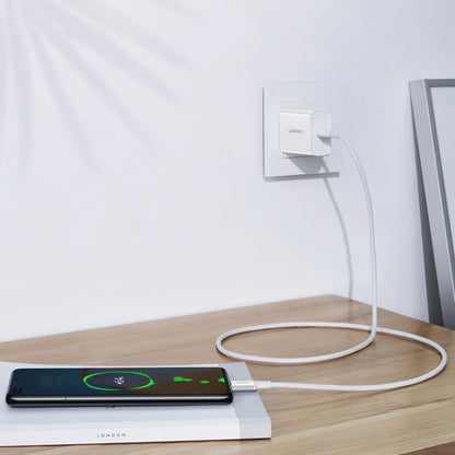 USB-C til USB-C data- og ladekabel UGREEN US300, 100W, 2m, Hvit