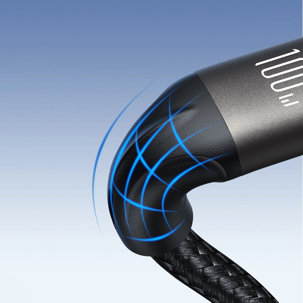 USB-C til USB-C data- og ladekabel Joyroom S-A25 Light-Speed, 100W, 1.2m, Svart