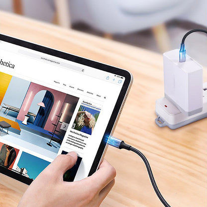 USB-C til USB-C data- og ladekabel UGREEN US316, 100W, 2m, Grå