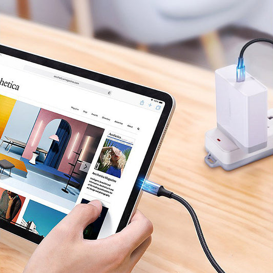 USB-C til USB-C data- og ladekabel UGREEN US316, 100W, 2m, Grå