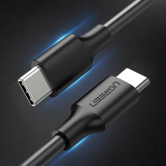 USB-C til USB-C data- og ladekabel UGREEN US286, 60W, 1m, Svart