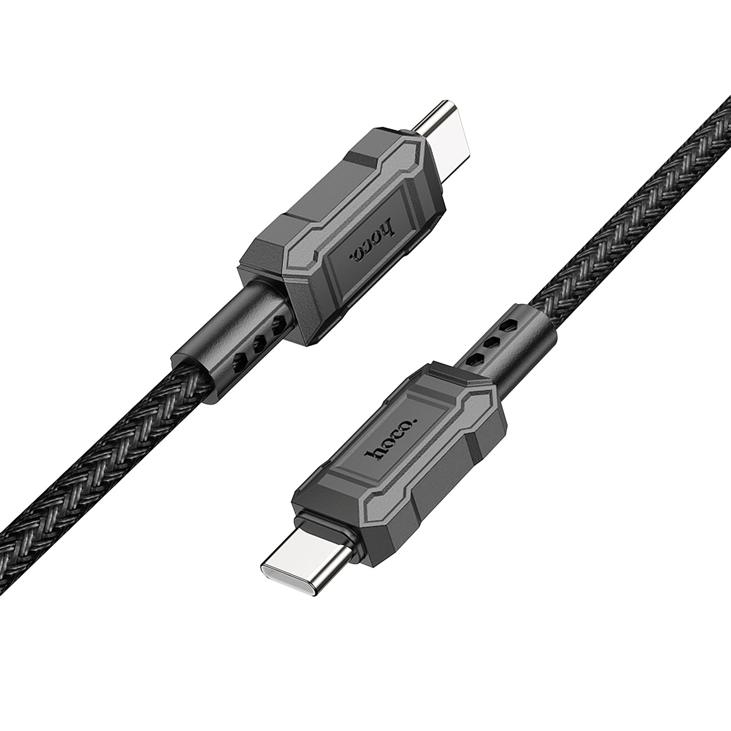 USB-C data- og ladekabel - USB-C HOCO Leader X94, 60 W, 1 m, svart 