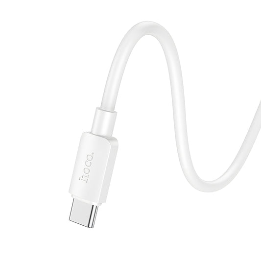 USB-A - USB-C HOCO X96 data- og ladekabel, 27W, 1m, Hvit