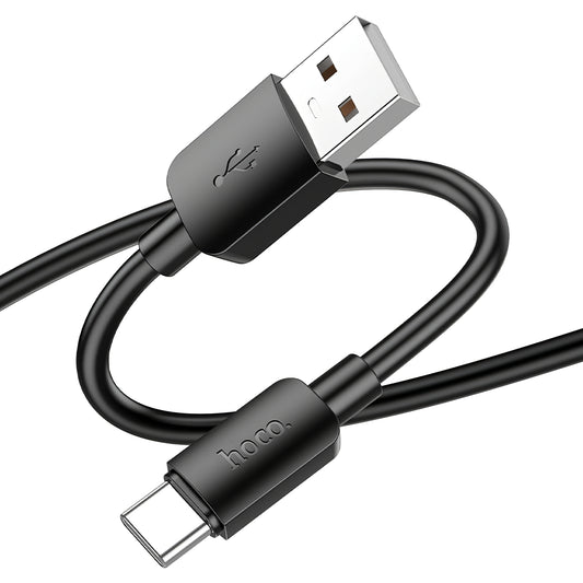 Data- og ladekabel USB-A - USB-C HOCO X96, 27W, 0.25m, Svart