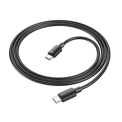 USB-C til USB-C data- og ladekabel HOCO X96, 100W, 1m, Svart