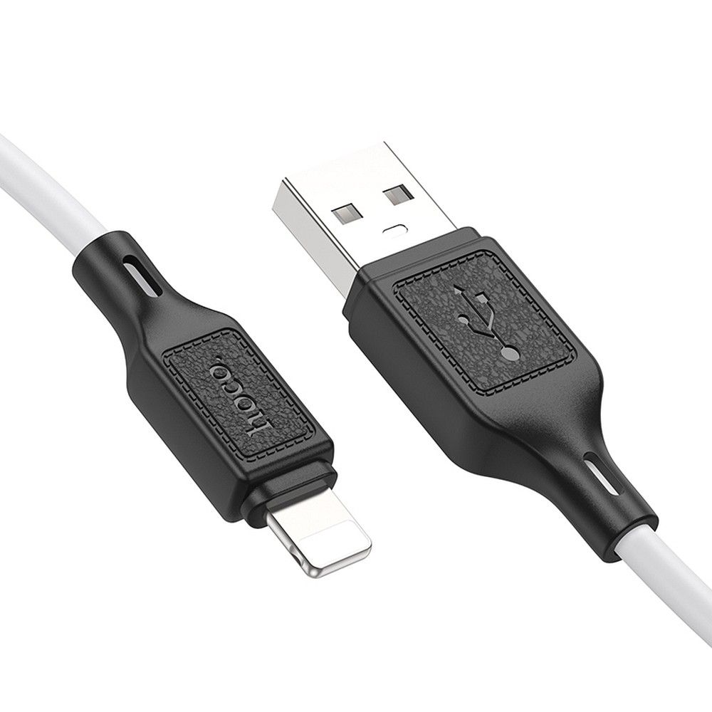 Data- og ladekabel USB-A - Lightning HOCO X90, 18W, 1m, Hvit