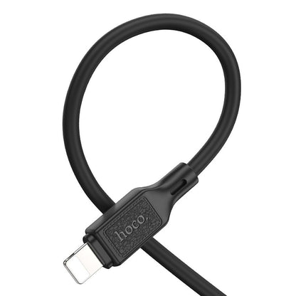 Data- og ladekabel USB-A - Lightning HOCO X90, 18W, 1m, Svart