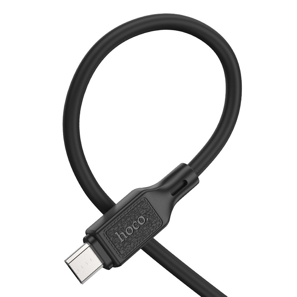 Data- og ladekabel USB-A - microUSB HOCO X90, 18 W, 1 m, svart 