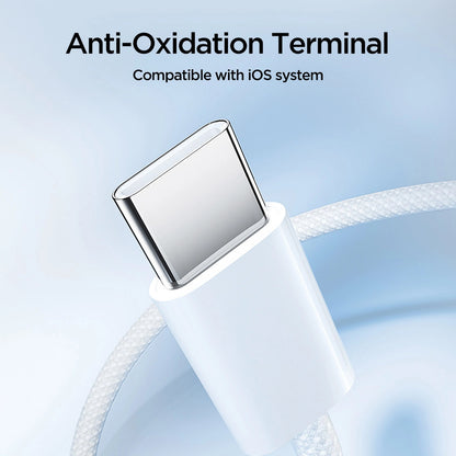 USB-C data- og ladekabel - USB-C Joyroom S-A45, 60 W, 1 m, hvit 