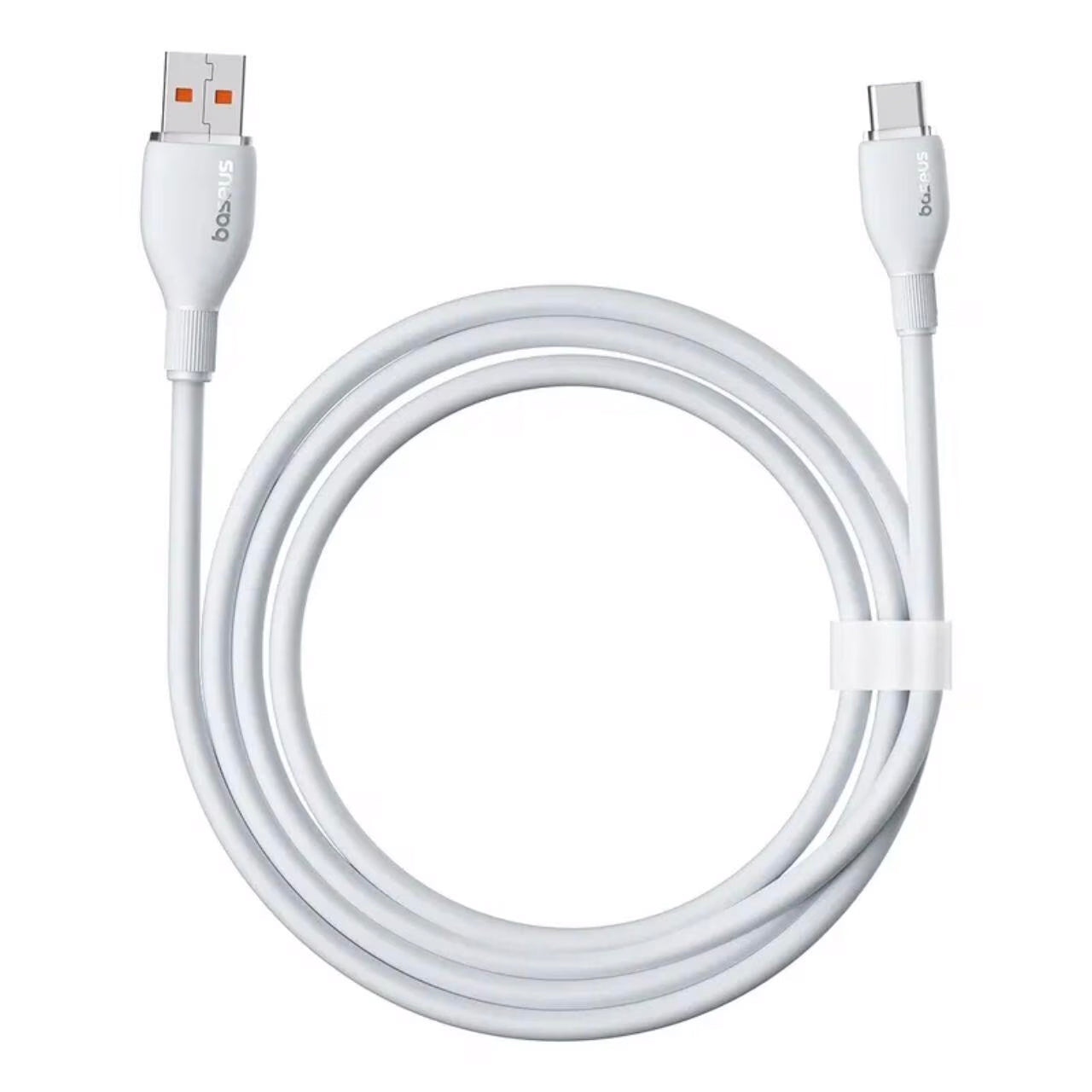 USB-A til USB-C data- og ladekabel Baseus Pudding, 100W, 2m, hvit P10355703221-01