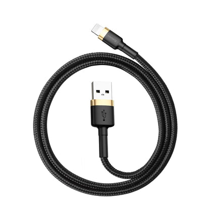 USB-A til Lightning-lade- og datakabel Baseus Cafule, 18W, 1m, Gull