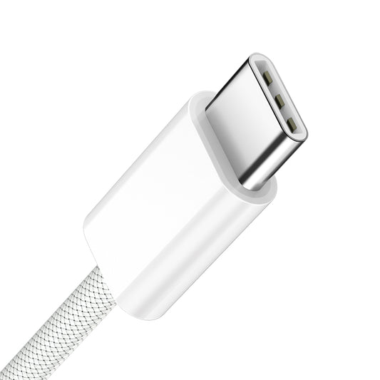 USB-C til USB-C data- og ladekabel BWOO BO-X284, 60W, 1m, Hvit
