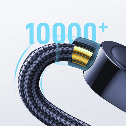 USB-C til USB-C data- og ladekabel Joyroom A4 Display, 100W, 1.2m, Blå