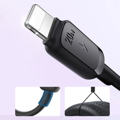 USB-C til Lightning-lade- og datakabel Joyroom A14, 20W, 1.2m, Svart