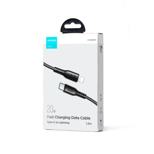 USB-C - Lightning Joyroom A13 data- og ladekabel, 20W, 1.2m, Svart