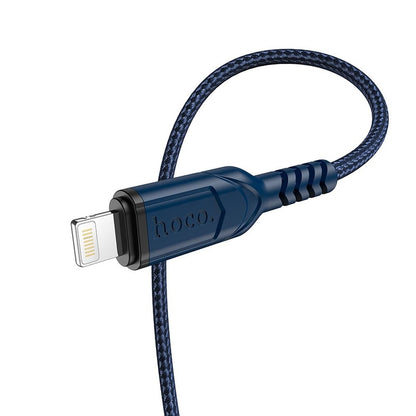 USB-A - Lightning Data- og Ladekabel HOCO X59 Victory, 18W, 1m, Blå