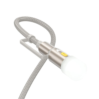 USB-C / Lightning Data- og Ladekabel - USB-C / LED HOCO U138, 60W, 1.2m, Grå