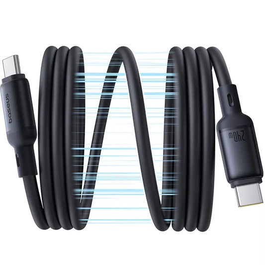 USB-C til USB-C Baseus PicoGo data- og ladekabel, 240W, 1m, Svart P10376800121-00