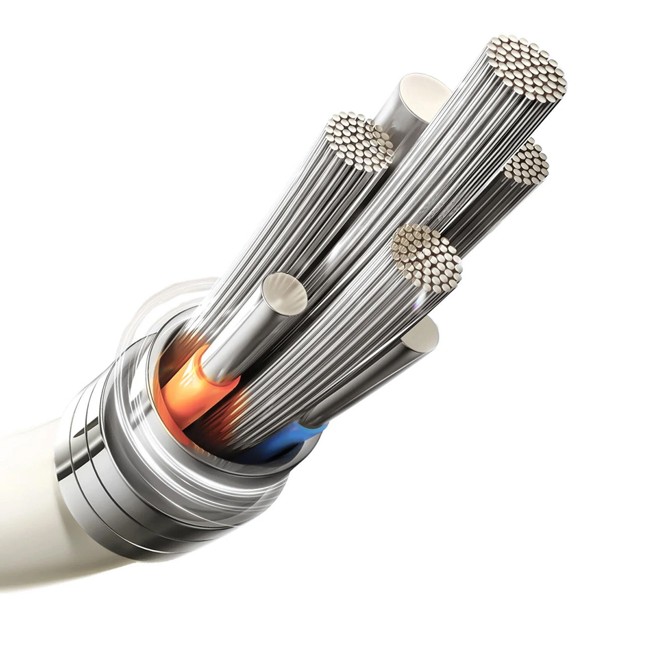 USB-A - Lightning lade- og datakabel Joyroom S-A53, 18W, 1.2m, Beige