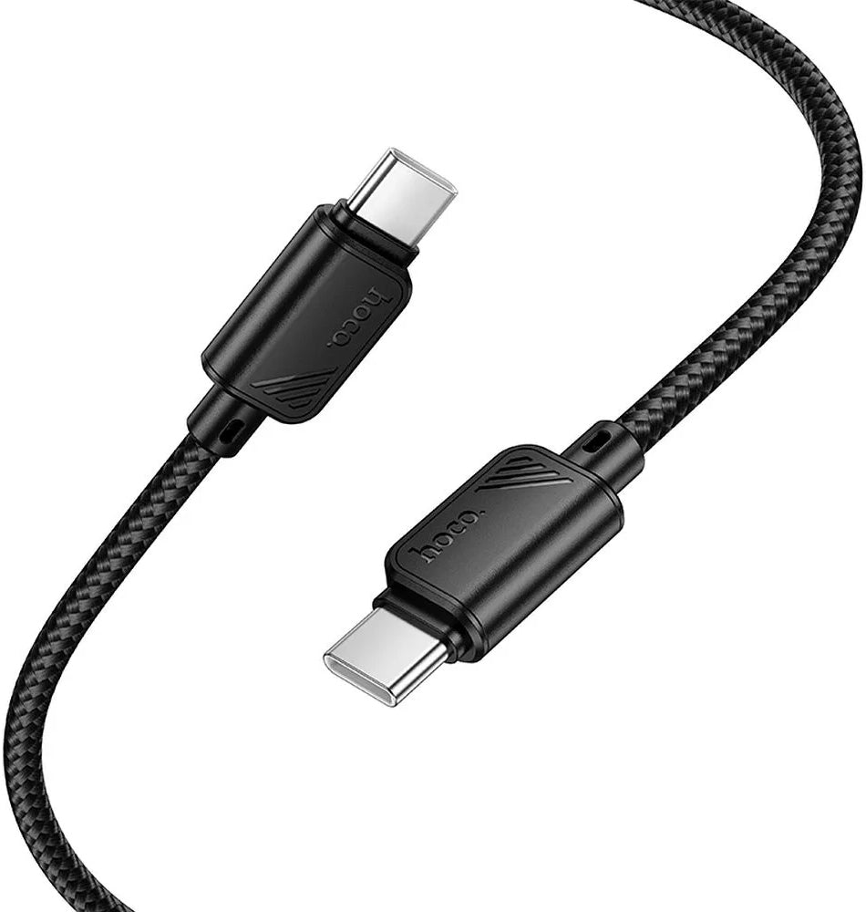 USB-C til USB-C data- og ladekabel HOCO X113, 60W, 1m, Svart