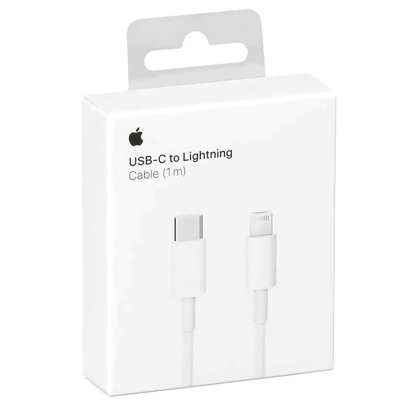 USB-C - Lightning Apple data- og ladekabel, 1m, Hvit, Swap