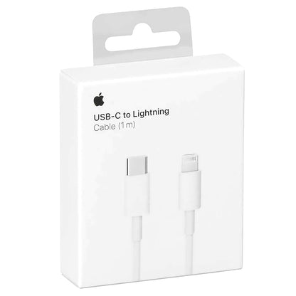 USB-C - Lightning Apple data- og ladekabel, 1m, Hvit, Swap