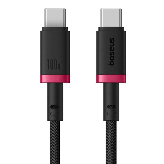 USB-C Data og Ladekabel - USB-C Baseus Dura Series, 100W, 1m, Rød P10377803U01-01
