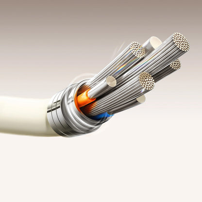 USB-A - USB-C data- og ladekabel Joyroom S-A53, 30W, 2m, Beige