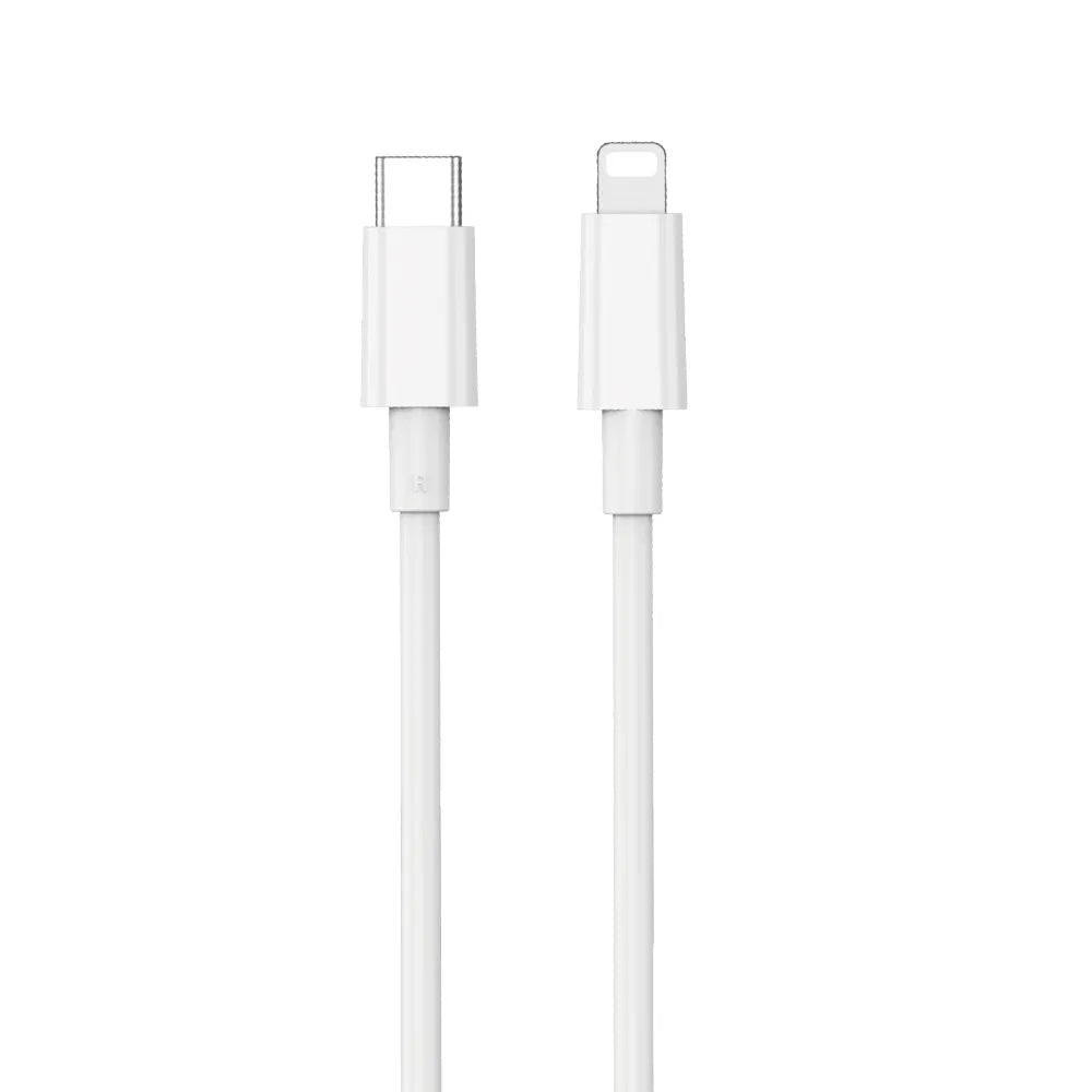 USB-C til Lightning data- og ladekabel WiWu Wi-C008, 30W, 1.2m, Hvit